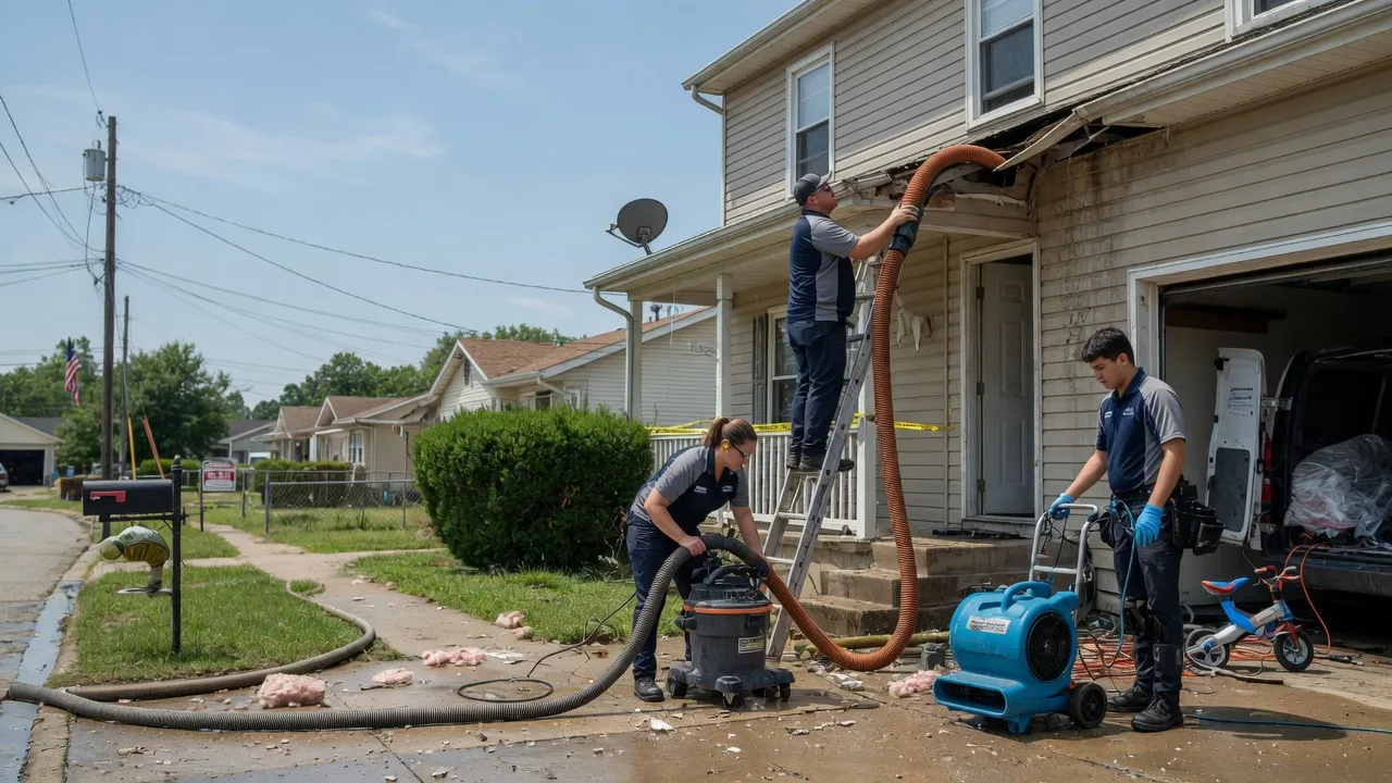 Water Damage Restoration in New Trenton, IN near me
